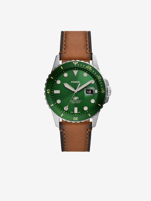 Fossil Ceas Fossil Blue argintiu pentru bărbați
