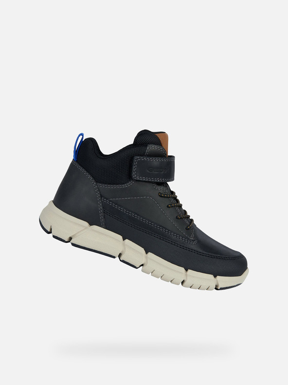 Geox Cizme de gleznă Geox Flexyper negre, pentru băieți