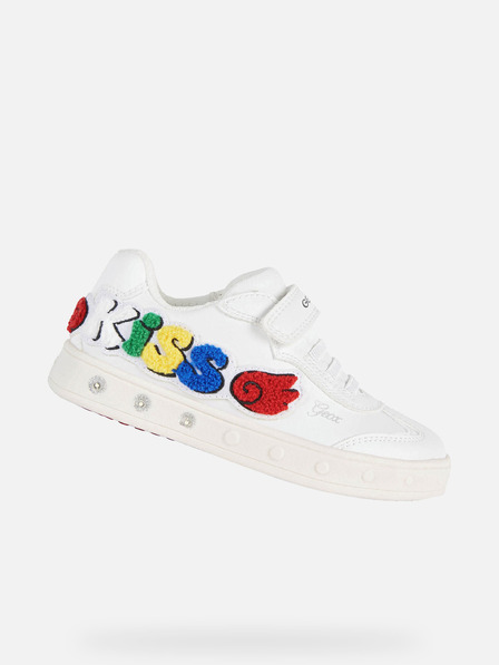 Geox Adidași pentru fete Geox Skylin, alb