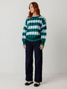 SKFK SKFK Suéter Larhun Cardigan în carouri albastru-verde, pentru femei