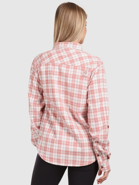 Kilpi Cămașă sport din flanel pentru femei Kilpi FLANNY-W Roz
