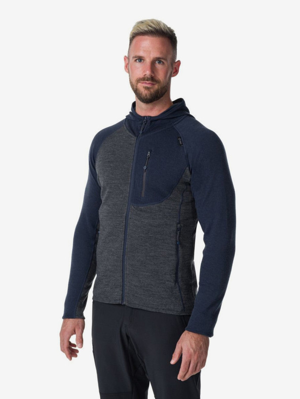 Kilpi Pulover cu glugă albastru închis pentru bărbați Kilpi Merini-M