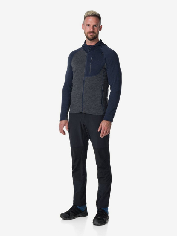 Kilpi Pulover cu glugă albastru închis pentru bărbați Kilpi Merini-M