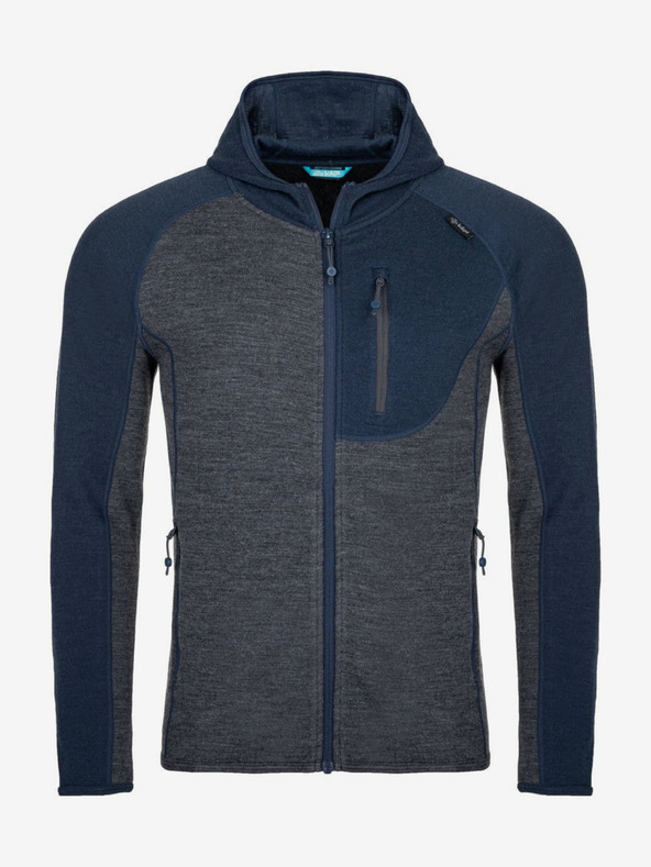 Kilpi Pulover cu glugă albastru închis pentru bărbați Kilpi Merini-M