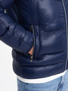 Ombre Clothing Jachetă de iarnă matlasată pentru bărbați, albastru închis, îmbrăcăminte Ombre