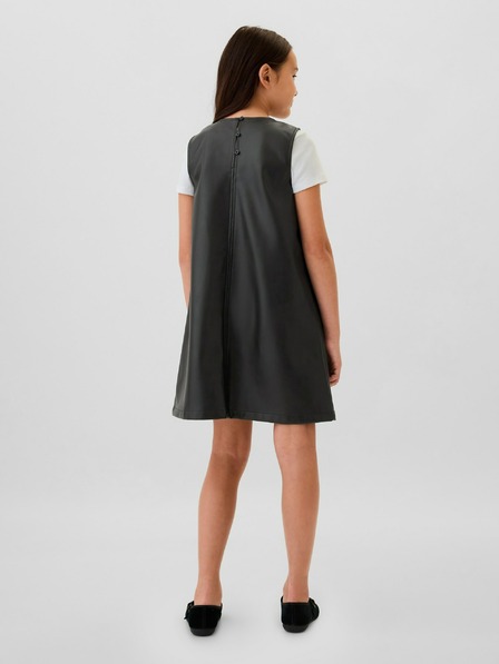 GAP Rochie din piele sintetică pentru copii GAP