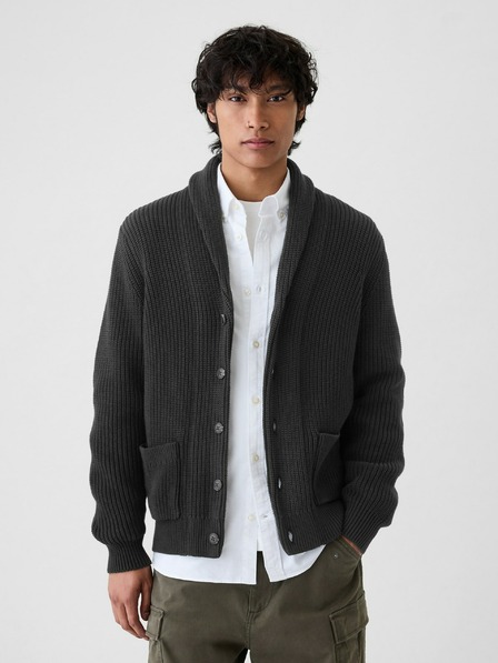 GAP Cardigan tricotat rib pentru femei GAP