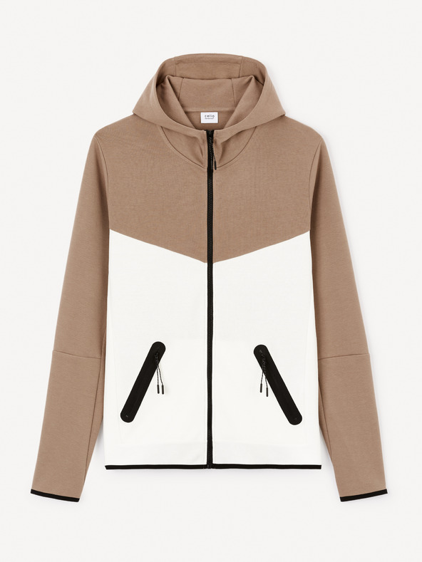 Celio Jenewyoke hanorac cu glugă și fermoar