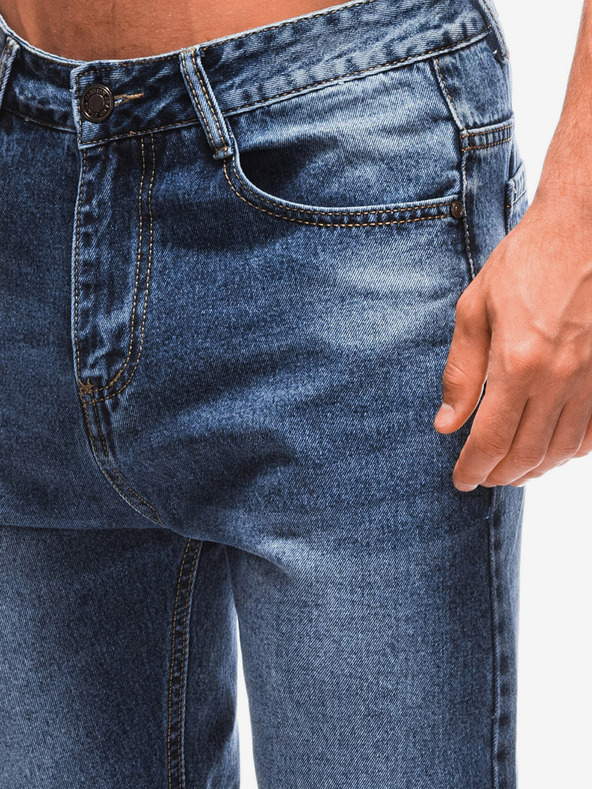 Edoti Pantaloni scurți din denim pentru bărbați Edoti