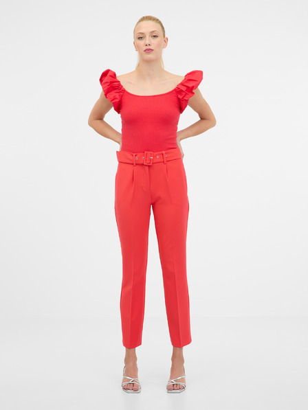 Orsay Tricou roșu cu mânecă scurtă pentru femei ORSAY