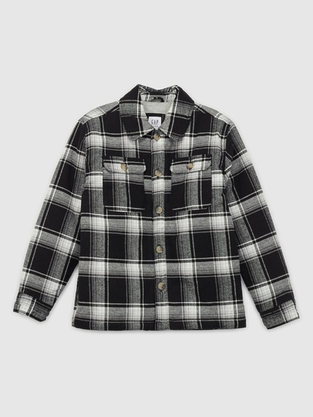 GAP Jachetă cămașă din flanel pentru copii GAP