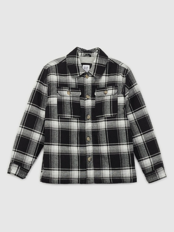 GAP Jachetă cămașă din flanel pentru copii GAP