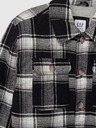 GAP Jachetă cămașă din flanel pentru copii GAP
