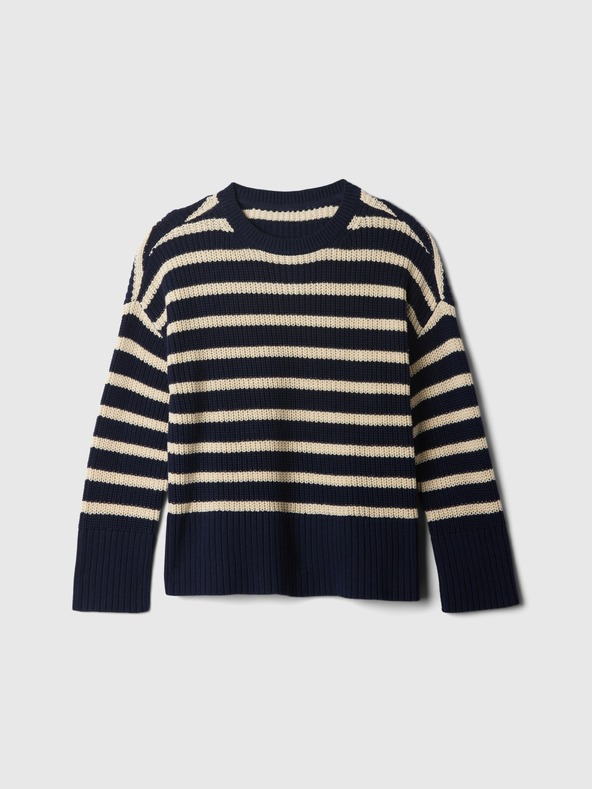 GAP Pulover oversize cu dungi pentru copii GAP