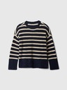 GAP Pulover oversize cu dungi pentru copii GAP