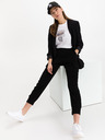 Karl Lagerfeld Tricou alb cu model pentru femei KARL LAGERFELD