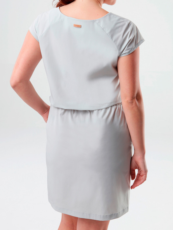 Loap Rochie gri deschis cu buzunare LOAP