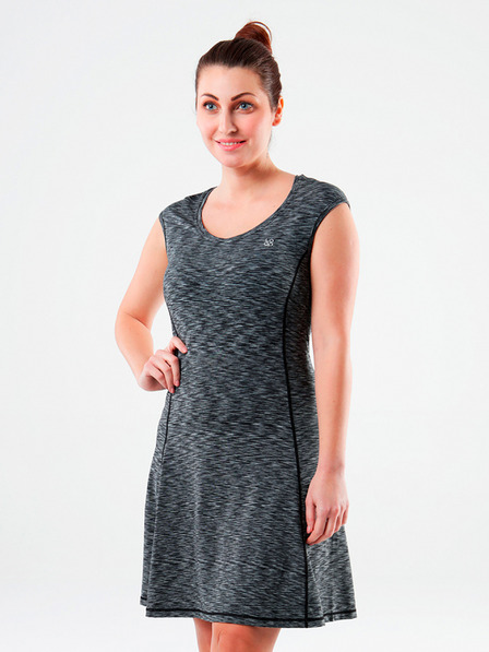 Loap Rochie gri cu dungi LOAP