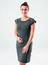 Loap Rochie gri cu dungi LOAP
