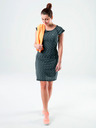 Loap Rochie gri cu dungi LOAP