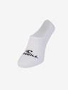 O'Neill Set de trei perechi de șosete unisex în alb O'Neill FOOTIE 3PK