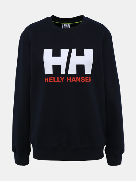 Helly Hansen Hanorac albastru închis pentru femei cu imprimare logo HELLY HANSEN