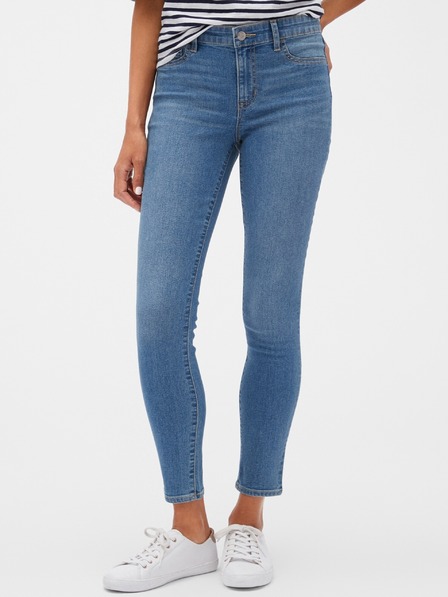 GAP Blugi Mid Rise Favorite Crop Jeggings GAP