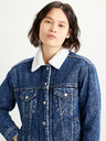 Levi's® Jachetă din denim cu blană artificială Levi's® albastru pentru femei