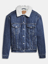 Levi's® Jachetă din denim cu blană artificială Levi's® albastru pentru femei