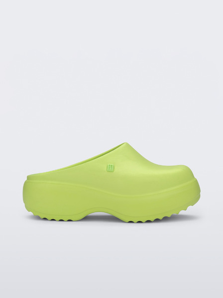 Melissa Papuci cu platformă Melissa Free Clog Verde, pentru femei
