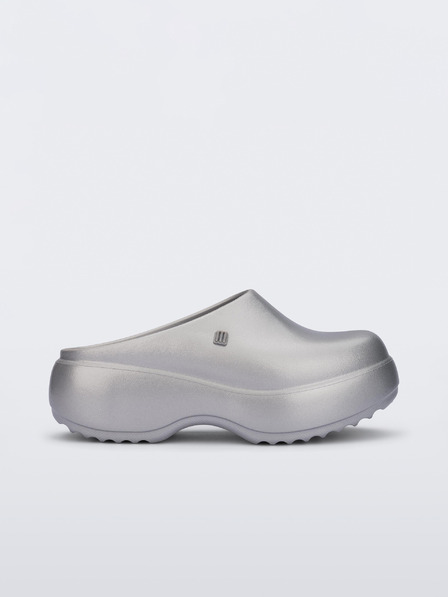 Melissa Papuci cu platformă Melissa Free Clog Silver, pentru femei