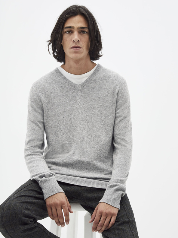 Celio Pulover gri deschis Celio Sebase
