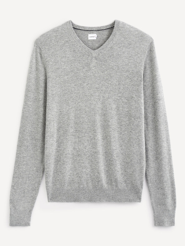 Celio Pulover gri deschis Celio Sebase