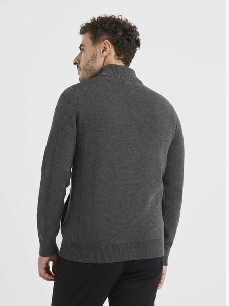 Celio Pulover basic gri închis Celio Vemilano