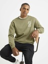 Celio Hanorac verde deschis pentru bărbați cu inscripții Celio pe spate