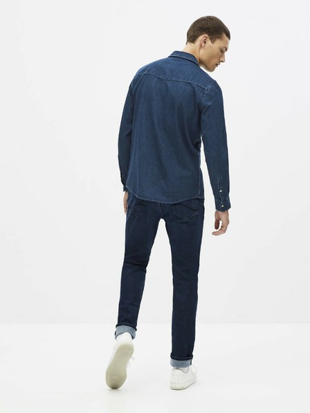 Celio Cămașă albastru închis Celio Sarevient