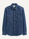 Celio Cămașă albastru închis Celio Sarevient