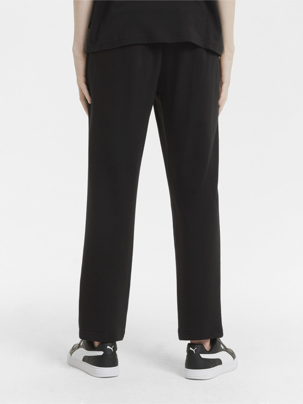 Puma Pantaloni Puma ESS Logo negri pentru bărbați