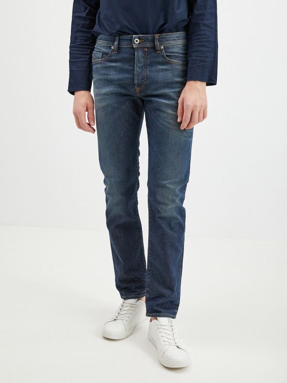 Diesel Blugi Slim Fit Diesel albastru închis pentru bărbați