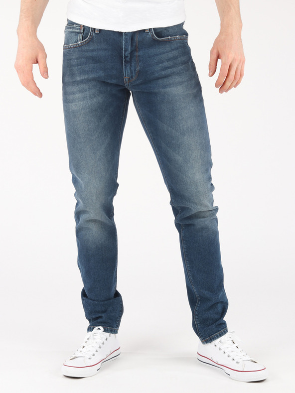 Pepe Jeans Blugi slim fit albastru închis pentru bărbați Pepe Jeans Stanley