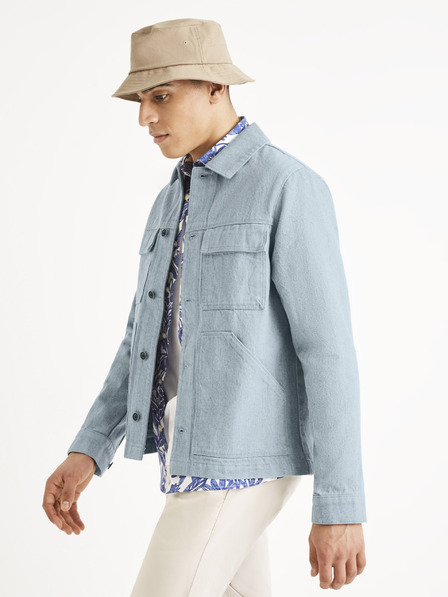 Celio Jachetă din denim albastru deschis Celio Tumultden