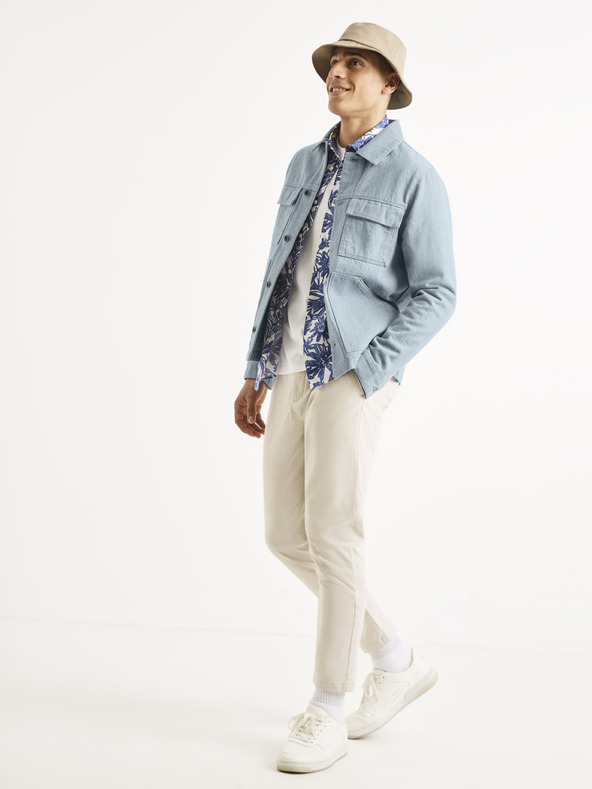 Celio Jachetă din denim albastru deschis Celio Tumultden