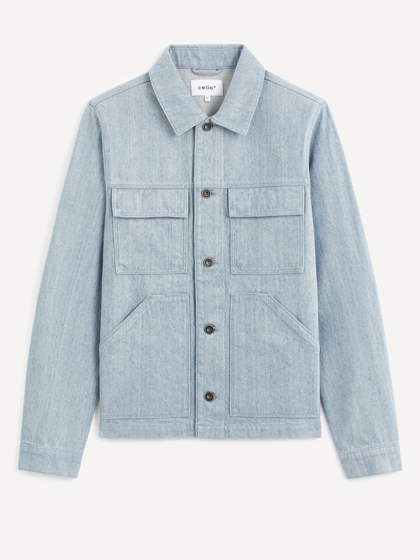 Celio Jachetă din denim albastru deschis Celio Tumultden