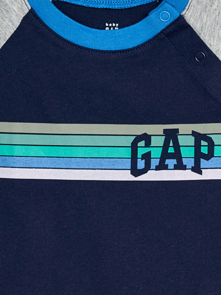 GAP Baby tricou cu logo GAP raglan