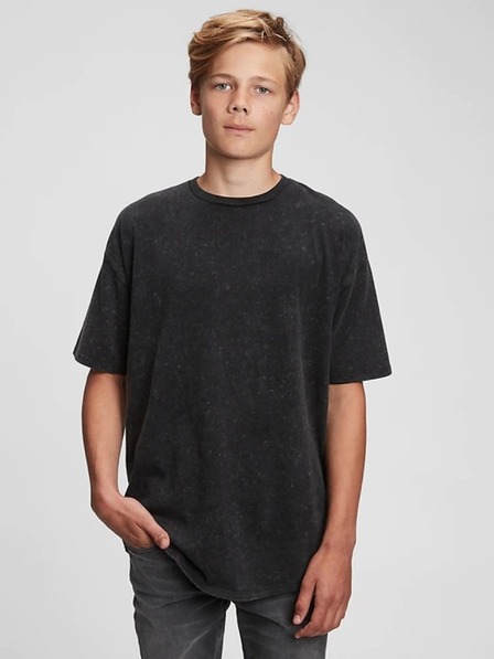 GAP Tricou cu hem curbat pentru copii GAP