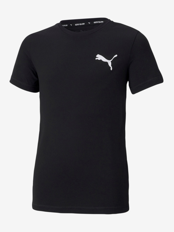 Puma Tricou sport negru pentru băieți Puma Active