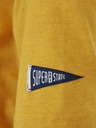 SuperDry Tricou imprimat galben pentru femei Superdry