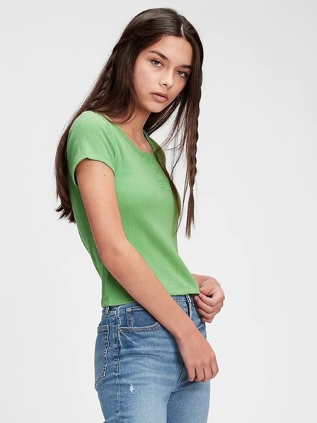 GAP Tricou cropped pentru adolescenți GAP