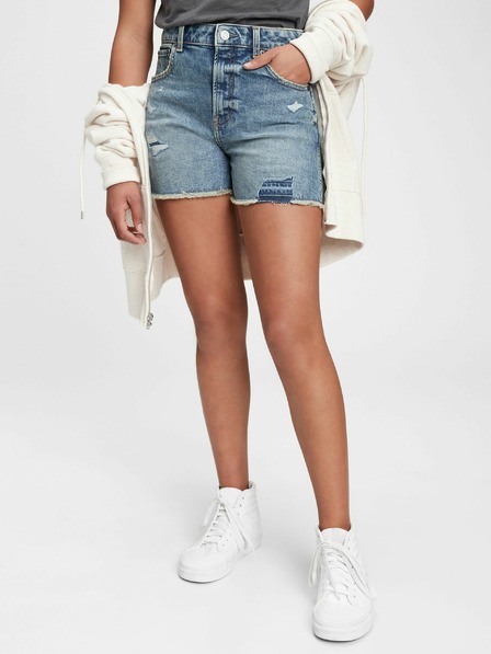 GAP Baby shorts din denim high rise stretch GAP
