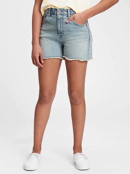 GAP Șorturi din denim pentru adolescenți sky high rise GAP